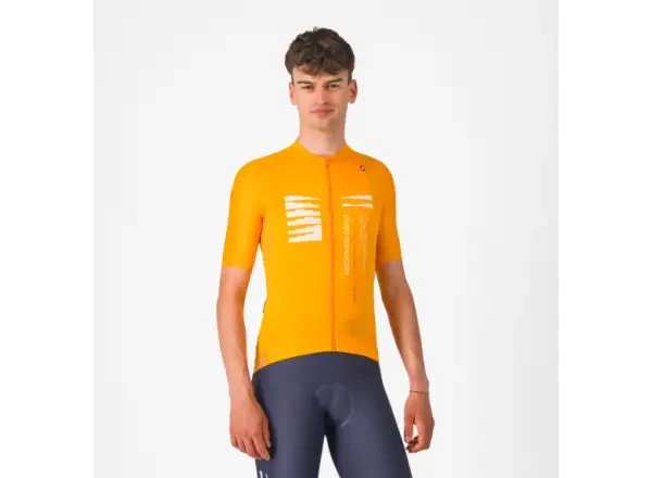 Castelli Espresso R-A/D pánský dres krátký rukáv Vivid Orange vel. L
