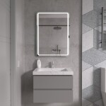 Erga Mia, LED zrcadlo 60x80cm, 2185 lm, 6500K, přední/zadní osvětlení, ERG-V01-117-6080-00