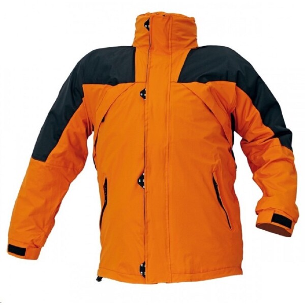 Bunda ANZAC nepromokavá s membránou a fleece vložkou, 2v1 DOPRODEJ!!! L- oranžovo-černá
