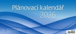 Stolní kalendář 2026 Helma - Plánovací MODRÝ