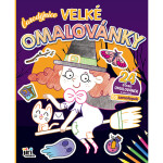 Jiri Models Jiri Models, 4660-6, Velké omalovánky se samolepkami, Čarodějnice
