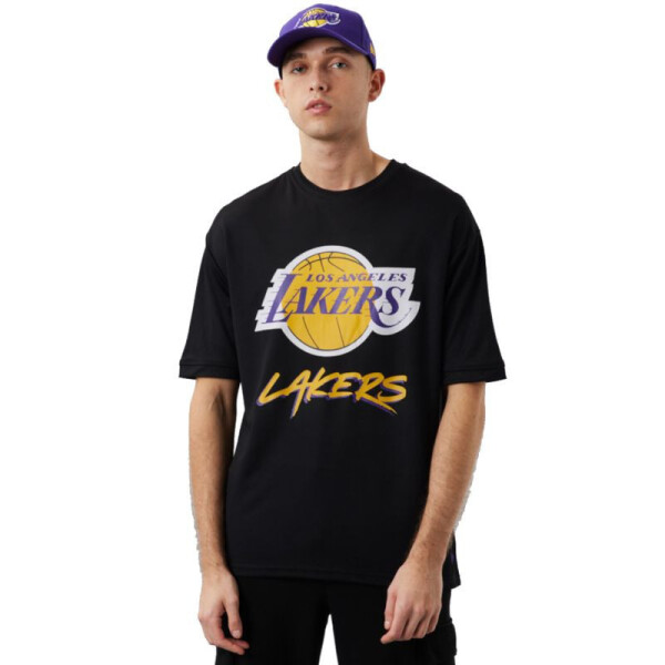 Pánské tričko NBA Los Angeles Lakers Script Mesh Tee 60284737 New Era