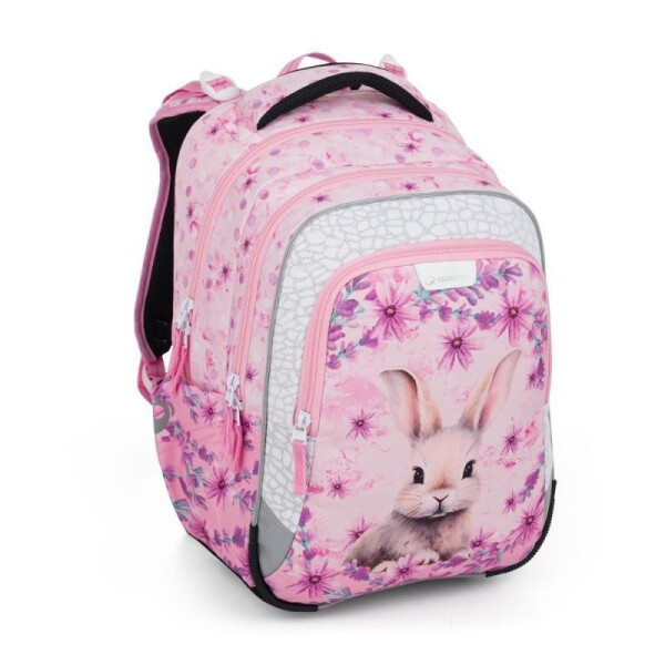 Bagmaster školní tříkomorový batoh LUMI 25 A – králíček