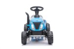 Mamido Dětský elektrický traktor Swift s přívěsem modrý