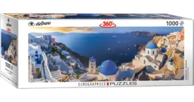 EUROGRAPHICS Panoramatické puzzle Santorini, Řecko