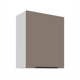 Horní skříňka Aria 60 G-72 1F Barva korpusu: Bílá, Barva dvířek: TA - Sandgrau AFM