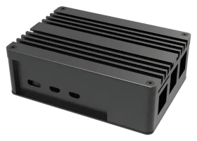 Akasa Pi-5 Pro černá / Pasivní hliníková skříň / Raspberry Pi 5 / bez ventilátoru (A-RA13-M2B)