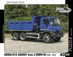 RETRO-AUTA Puzzle TRUCK č.40 Tatra 815-2A0S01 6x6.2 EURO III