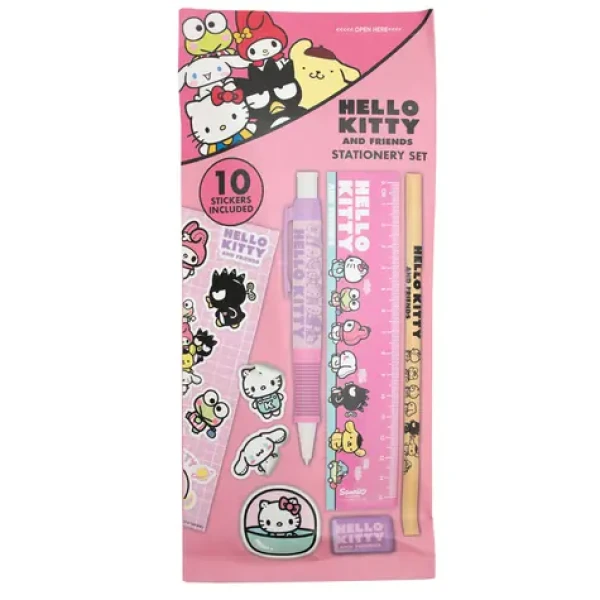 BLUESKY Sada psacích potřeb Hello Kitty / Školní sada / 6 dílů / Licenční design (HK719175)