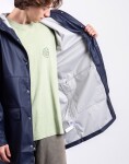 Herschel Supply Long Classic Rain Jacket Men's Darkest Navy M
