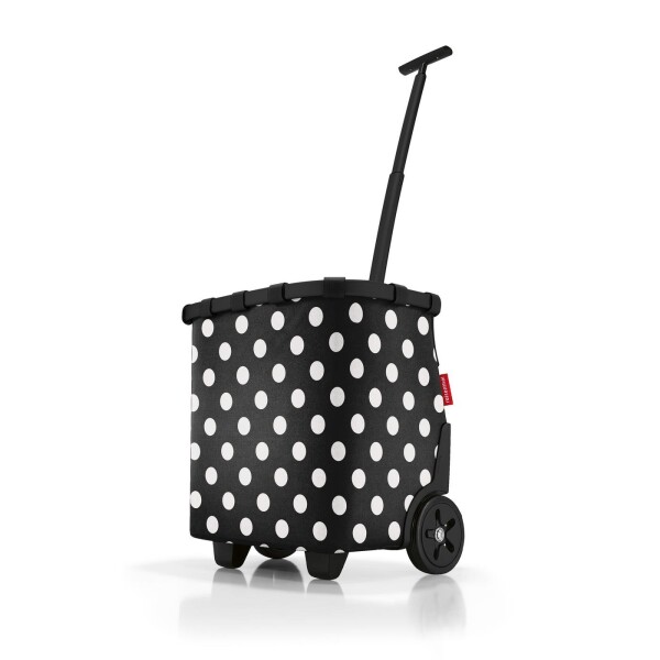 Nákupní košík na kolečkách Reisenthel Carrycruiser Frame Dots white