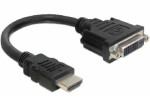 Delock adaptér HDMI samec DVI 24+1 samice / 20 cm (65327)