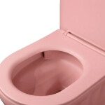 REA - Sada: Závěsná WC mísa + Umyvadlo na desku Duo Sweet Pink Matt KPL-K3001