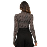 Pinko halenka s dlouhým rukávem a rolákem W 101813A13G XS