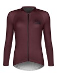Dres FORCE CHARM UNI dlouhý rukáv, bordó, velikost L (Barva bordó)