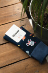 Ponožky 084-014 navy blue - Steven 41/43