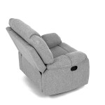 Relaxační křeslo, šedá látka, TV-4088 SIL2