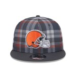 New Era Pánská kšiltovka Cleveland Browns NFL 2024 Sideline Statement 9FIFTY Snapback - Šedá