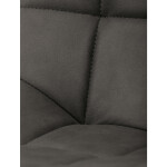 Pracovní židle, výškově nastavitelná, šedá látka, KA-V3120 GREY3