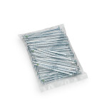 500 x Ploché sáčky 100x200mm, 50% recyklované, v zásobníku, materiál LDPE, tloušťka 100µm