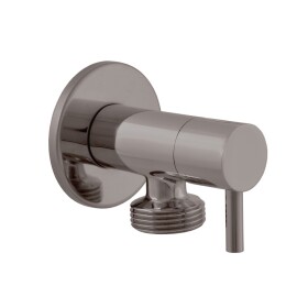 RAV Slezák - Ventil rohový pračkový 1/2"x 3/4", Metal Grey - lesklá RV0234MGL RV0234MGL