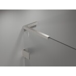 MEXEN/S - Lunar L sprchový kout pětiboký křídlový levá 80 x 100 cm, transparent, nikl kartáčovaný 831L-080L-100P-97-00-L