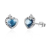 LUNICA Stříbrné náušnice ŽIRAFA 0668