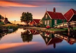Clementoni 31734 Puzzle Historická vesnice Zaanse Schans 1500 dílků