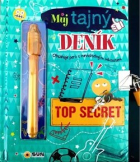 Můj tajný deník na klíček Top secret (zelený)