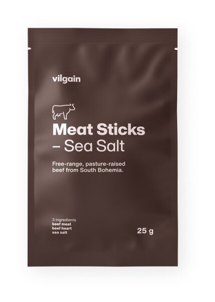 Vilgain Meat sticks – mořská sůl 25 g