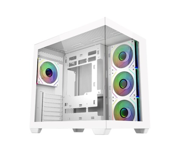 Cooler Master case Elite 681, ATX, Průhledná bočnice, 4x 120mm ARGB Fan, Bílá EDF_1566521