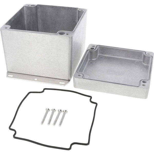 Hammond Electronics 1550Z137F univerzální pouzdro 121 x 121 x 102 litý hliník hliník 1 ks