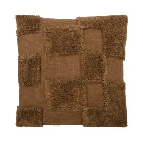 House Doctor Bavlněný povlak na polštář Potus Brown 50 x 50 cm, hnědá barva, textil