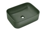 COMAD - Umyvadlo na desku KAMA 50, zelená mat 5907611655252