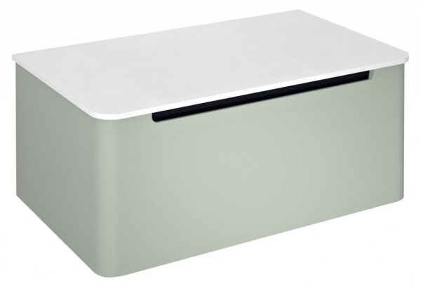 SAPHO - KERALA umyvadlová skříňka 80x35x47,5cm, 1x zásuvka, verde KR080-4444