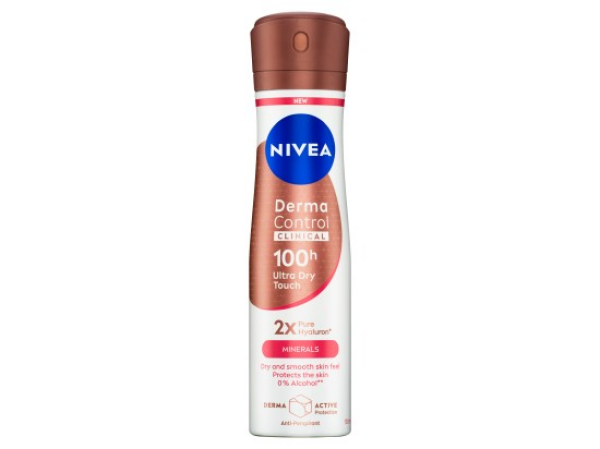 Nivea Derma Control Clinical Ultra Dry Touch Sprej antiperspirant 150 ml