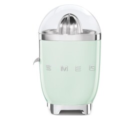 Smeg CJF11PGEU citrusový odšťavňovač, 70 W, manuální tlak, univerzální kužel z nerezové oceli, pastelově zelený