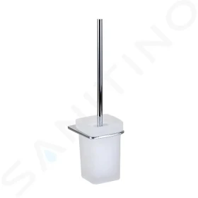 Kielle WC štětka nástěnná s držákem, matné sklo/chrom 40518000