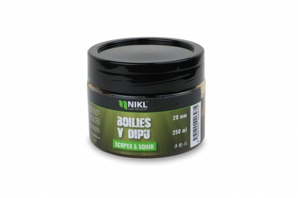 Nikl Boilies v dipu Scopex & Squid 250g - 24mm,Nikl Boilies v dipu Scopex & Squid 250g - 24mm