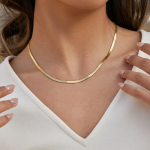 ELENYS Seline – pozlacený náhrdelník 18K žluté zlato Délka: 38+5 cm / max. 43 cm