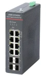 Hikvision DS-3T1512HP-SI-8P4F / Switch / 8x Gigabit PoE (90W) / 4x Gigabit SFP / 300W / průmyslový (DS-3T1512HP-SI-8P4F)