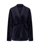 Sensual Velour Robe Top BLUE TRIUMPH BLUE TRIUMPH