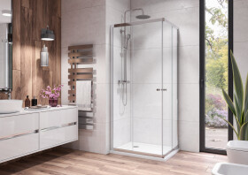 Aquatek HOLIDAY R4 Chrom Sprchová zástěna obdélníková 90x70cm A152678