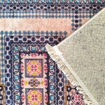 DumDekorace Vintage orientální koberec s protiskluzovou úpravou Šířka: 160 cm | Délka: 220 cm