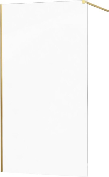MEXEN - KIOTO Sprchová zástěna WALK-IN 110x200 cm 8 mm, zlatá, transparent 800-110-101-50-00