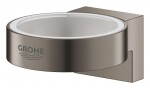 GROHE - Selection Držák skleničky/mýdelníku, kartáčovaný Hard Graphite 41027AL0