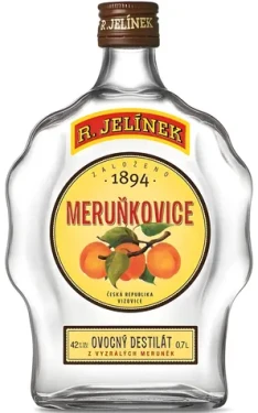 Jelínek Meruňkovice Budík / Ovocná pálenka / 700 ml / 42 % obj. (8595198800584)