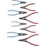 KNIPEX - Kleště precizní, na pojistné kroužky Ø 85-140mm - vnitřní, zahnuté - 305mm, velké opěrné plochy na hrotech (4821J31)