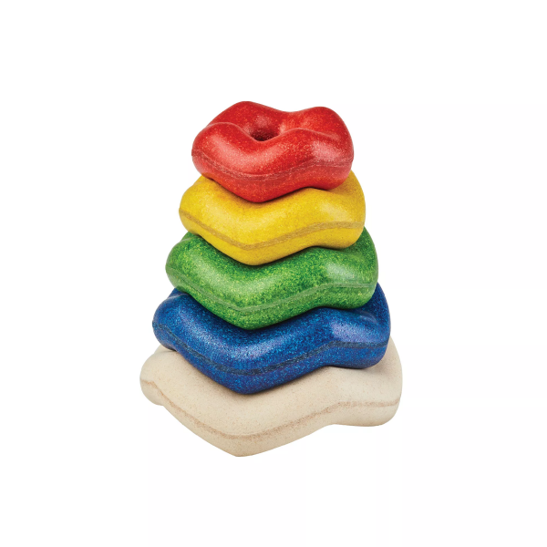 PlanToys PlanToys Stohování - zvlněné kroužky