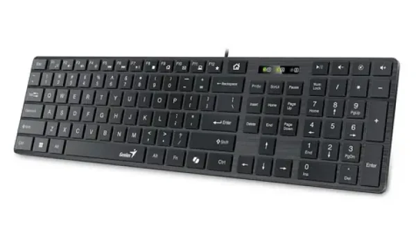 GENIUS Slimstar 126 černá / Drátová / Copilot / USB / CZ+SK layout (31310017426)